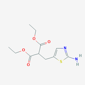 2-(2-Amino-thiazol-5-ylmethyl)-malonic acid diethyl ester