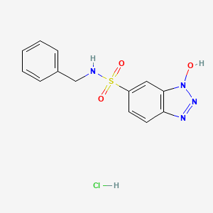 molecular formula C13H13ClN4O3S B8400500 HOBt resin 
