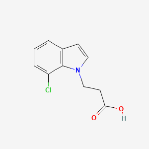 3-(7-chloro-1H-indol-1-yl)propanoic acid