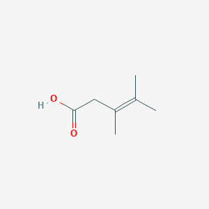 molecular formula C7H12O2 B084006 3,4-Dimethylpent-3-enoic acid CAS No. 14472-55-0