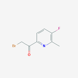 2-Bromo-1-(5-fluoro-6-methylpyridin-2-yl)ethanone