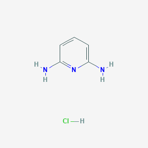 molecular formula C5H8ClN3 B8400632 2,6-Diaminopyridine, monhydrochloride CAS No. 26878-34-2