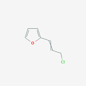 2-(3-Chloro-1-propenyl)furan