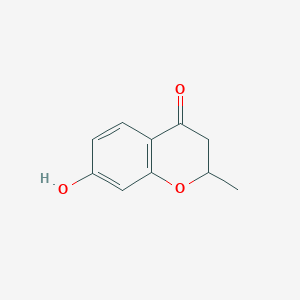 molecular formula C10H10O3 B8400695 2,3-Dihydro-7-hydroxy-2-methyl-4-oxobenzopyran 