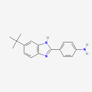 4-(5-tert-butyl-1H-benzo[d]imidazol-2-yl)benzenamine
