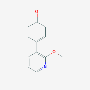 molecular formula C12H13NO2 B8400748 4-(2-Methoxy-pyridin-3-yl)-cyclohex-3-enone 