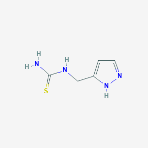 1-(1H-Pyrazol-3-ylmethyl)thiourea
