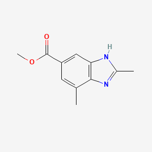 2,4-Dimethyl-6-methoxycarbonylbenzimidazole