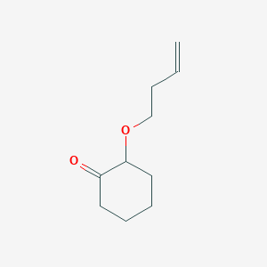 molecular formula C10H16O2 B8400850 2-(But-3-en-1-yloxy)cyclohexanone 