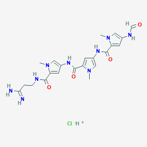 molecular formula C22H28ClN9O4 B008401 盐酸斯他利霉素 CAS No. 6576-51-8