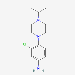 3-Chloro-4-(4-isopropylpiperazin-1-yl)benzenamine