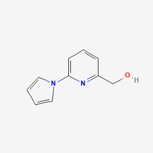 molecular formula C10H10N2O B8401092 2-(Pyrrol-1-yl)-6-pyridyl-methanol 