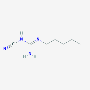 molecular formula C7H14N4 B8401135 N-Pentyl-N'-cyanoguanidine 