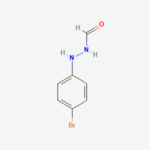 molecular formula C7H7BrN2O B8401145 N'-(4-Bromophenyl)formohydrazide 