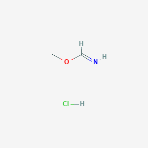 molecular formula C2H6ClNO B8401163 Methyl formimidate hydrochloride CAS No. 15755-09-6