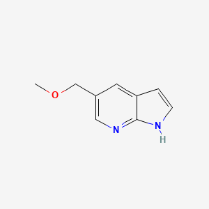 molecular formula C9H10N2O B8401182 5-methoxymethyl-1H-pyrrolo[2,3-b]pyridine 