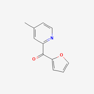 molecular formula C11H9NO2 B8401190 2-(2-Furoyl)-4-methylpyridine 
