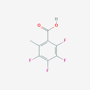 molecular formula C8H4F4O2 B8401215 2,3,4,5-Tetrafluoro-6-methylbenzoic acid 