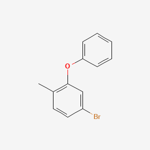 molecular formula C13H11BrO B8401271 4-Bromo-1-methyl-2-phenoxybenzene 