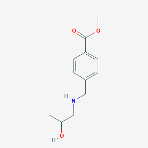 4-[(2-Hydroxypropylamino)methyl]benzoic acid methyl ester