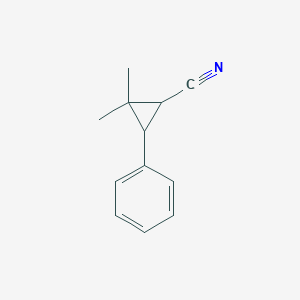 2,2-Dimethyl-3-phenylcyclopropanecarbonitrile