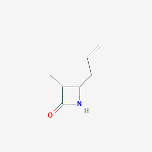molecular formula C7H11NO B8401522 4-Allyl-3-methylazetidin-2-one 