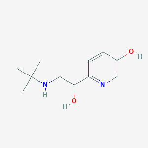 molecular formula C11H18N2O2 B8401579 5-Hydroxy-2-(1-hydroxy-2-tert-butylaminoethyl)-pyridine 