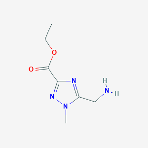 Ethyl 5-aminomethyl-1-methyl-1h-[1,2,4]-triazole-3-carboxylate