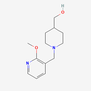 1-[(2-Methoxy-3-pyridyl)methyl]-4-piperidinemethanol
