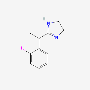 Rac-2-[1-(2-iodo-phenyl)-ethyl]-4,5-dihydro-1h-imidazole