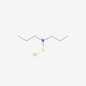 molecular formula C6H14ClNS B8401831 Di(n-propyl)aminosulphenyl chloride 