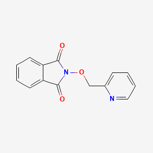 molecular formula C14H10N2O3 B8401850 2-(Pyridin-2-ylmethoxy)-isoindole-1.3-dione 