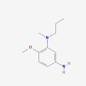 molecular formula C11H18N2O B8401870 4-Methoxy-N3-methyl-N3-propyl-benzene-1,3-diamine 