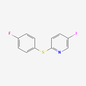 2-[(4-Fluorophenyl)thio]-5-iodopyridine