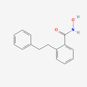 molecular formula C15H15NO2 B8401915 N-hydroxy-2-phenethylbenzamide 