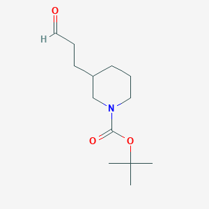 tert-Butyl 3-(3-oxopropyl)piperidine-1-carboxylate