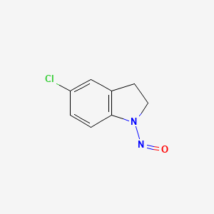 molecular formula C8H7ClN2O B8401919 5-Chloro-1-nitrosoindoline 