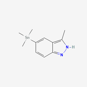 3-methyl-5-trimethylstannanyl-1H-indazole