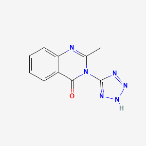 2-methyl-3-(1H-tetrazol-5-yl)-4(3H)-quinazolinone