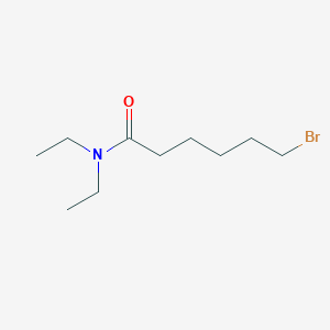 molecular formula C10H20BrNO B8402072 6-Bromo-N,N-diethylhexanamide 