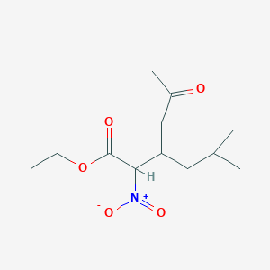 Ethyl 3-isobutyl-2-nitro-5-oxohexanoate