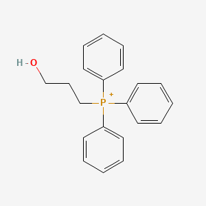 molecular formula C21H22OP+ B8402154 (3-Hydroxypropyl)triphenylphosphonium 