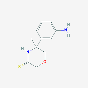 (RS)-5-(3-amino-phenyl)-5-methyl-morpholine-3-thione