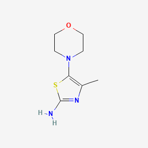 molecular formula C8H13N3OS B8402237 4-Methyl-5-morpholin-4-yl-thiazol-2-ylamine 