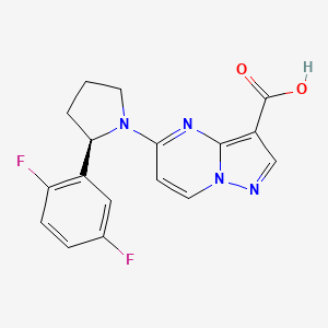 (R)-5-(2-(2,5-difluorophenyl)pyrrolidin-1-yl)pyrazolo[1,5-a]pyrimidine-3-carboxylic acid