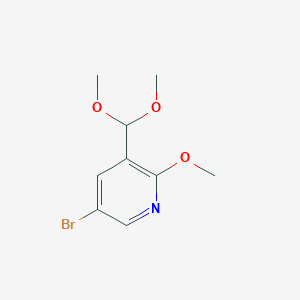 5-Bromo-2-methoxy-3-pyridinecarboxaldehyde dimethylacetal