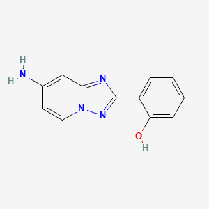 2-(7-Amino-[1,2,4]triazolo[1,5-a]pyridin-2-yl)-phenol