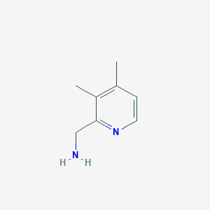 molecular formula C8H12N2 B8402466 3,4-Dimethylpyridine-2-methaneamine 