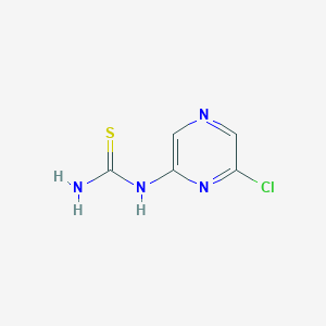 6-Chloro-pyrazin-2-yl-thiourea