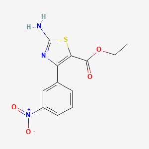 2-Amino-4-(3-nitrophenyl)thiazole-5-carboxylic acid ethyl ester